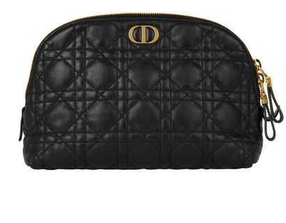 Christian Dior Quilted Toiletry Bag, front view